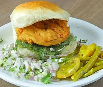 Image result for Bhajiya Vada Pav