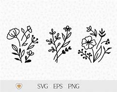 Image result for Wildflower SVG Free