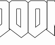 Image result for Doom Logo Black and White