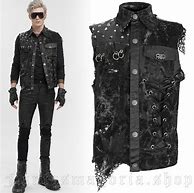 Image result for Punk Jean Vest