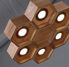 Image result for Modern Wooden Chandeliers