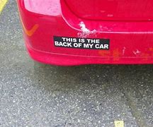 Image result for Bumper Stickers Funny Adult Black and White