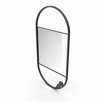 Image result for Standing Mirror in Black Metal Frame