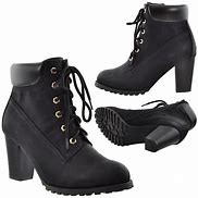 Image result for Chunky High Heel Ankle Boots