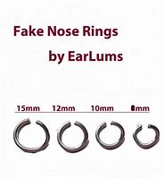 Image result for Fake Nose Ring for Kids