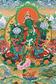 Image result for Green Tara Thangka