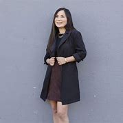 Image result for Trench Coat On Inverted Triangle Body