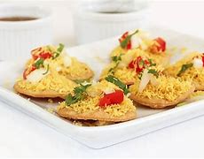 Image result for Image of Sev Puri JPEG