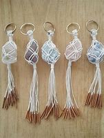 Image result for How to Make Macrame Keychains