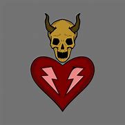 Image result for Love Skull Art