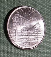 Image result for Kentucky State Quarter Coin