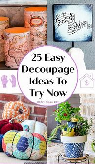 Image result for Decoupage Projects