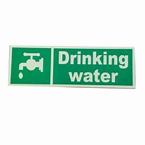 Image result for Drinking Water Sign Board