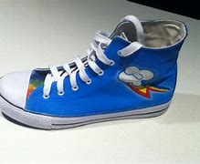 Image result for Rainbow Denim Shoes