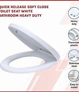 Image result for Quick Release Toilet Seat