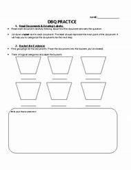 Image result for DBQ Sheets Blank