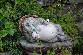 Image result for tanuki statue garden