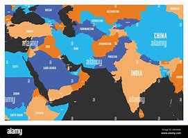 Image result for Middle East Asia Political Map