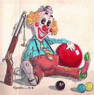 Image result for Art Dudulfmesh Clown Painting