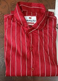 Image result for Red Stripe Shirt Men