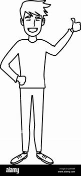 Image result for Cartoon Person Standing Half Body