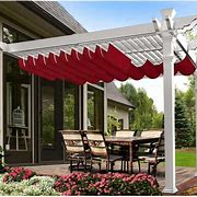 Image result for Pergola with Canopy Plans