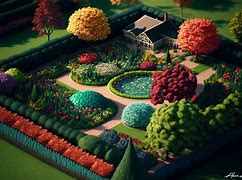 Image result for Flower Garden Landscape Design