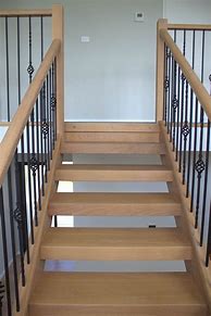 Image result for Solid Wood Stairs