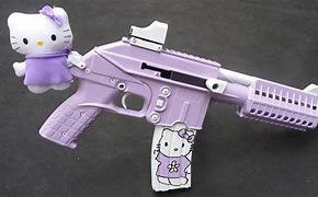 Image result for Hello Kitty Background with a Gun