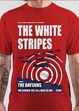 Image result for The White Stripes Band Shirts