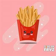 Image result for Kawaii French Fries Drawing