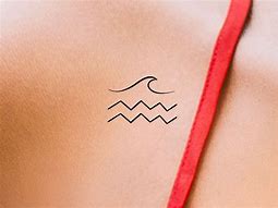 Image result for Aquarius Wave Tattoo