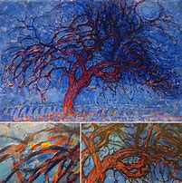 Image result for Mondrian Red Tree