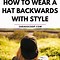 Image result for Backwards Hat Meme