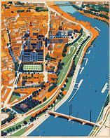 Image result for City Map Artwork