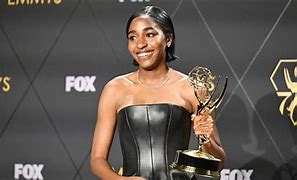 Image result for Ayo Edebiri Emmy Win