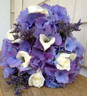 Image result for Purple Hydrangea Bouquet