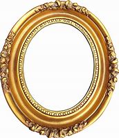 Image result for Gold Frame Portrait Oval