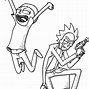 Image result for Rick and Morty Characters Line Art