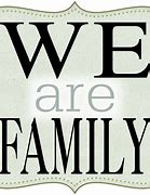 Image result for We Are Family Word Art