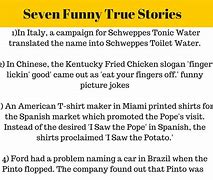 Image result for Funny but True Stories