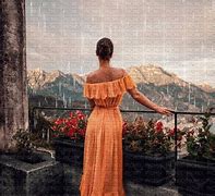 Image result for Woman Out in Rain Gifs