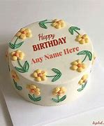 Image result for Yellow Flower Birthday Cake