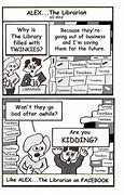 Image result for Library Comic Strip