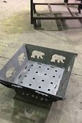 Image result for Flat Plate Knock Down Fire Pit