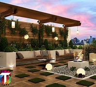 Image result for Architectural Roof Garden Plan