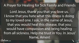 Image result for Prayer for Sick Person