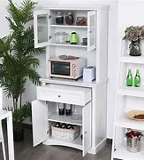 Image result for Wooden Storage Cabinets Kitchen