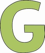 Image result for Letter G Stencil Clip Art