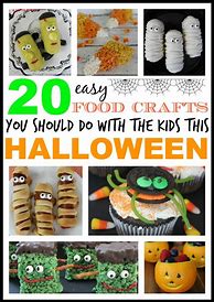 Image result for Halloween Food Crafts for Kids